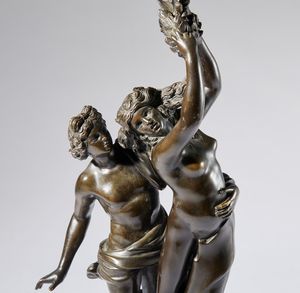 Giovanni Lorenzo Bernini : Apollo e Dafne  - Asta Placchette, Medaglie, Sculture e Ceramiche dal XIV al XIX secolo - Associazione Nazionale - Case d'Asta italiane
