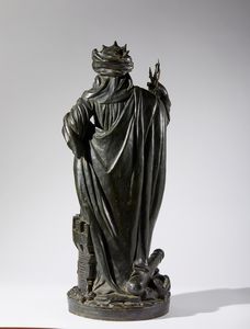 Santa Barbara  - Asta Placchette, Medaglie, Sculture e Ceramiche dal XIV al XIX secolo - Associazione Nazionale - Case d'Asta italiane