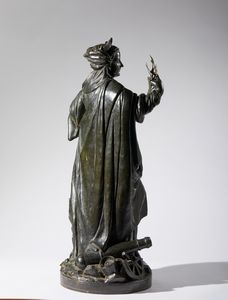 Santa Barbara  - Asta Placchette, Medaglie, Sculture e Ceramiche dal XIV al XIX secolo - Associazione Nazionale - Case d'Asta italiane