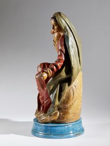 Madonna con Bambino  - Asta Placchette, Medaglie, Sculture e Ceramiche dal XIV al XIX secolo - Associazione Nazionale - Case d'Asta italiane