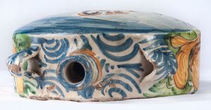 Fiasca del Pellegrino  - Asta Placchette, Medaglie, Sculture e Ceramiche dal XIV al XIX secolo - Associazione Nazionale - Case d'Asta italiane