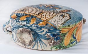 Fiasca del Pellegrino  - Asta Placchette, Medaglie, Sculture e Ceramiche dal XIV al XIX secolo - Associazione Nazionale - Case d'Asta italiane