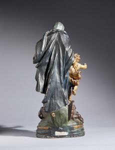 Madonna con Bambino  - Asta Placchette, Medaglie, Sculture e Ceramiche dal XIV al XIX secolo - Associazione Nazionale - Case d'Asta italiane