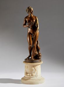 Venere de' Medici, dal modello archeologico  - Asta Placchette, Medaglie, Sculture e Ceramiche dal XIV al XIX secolo - Associazione Nazionale - Case d'Asta italiane