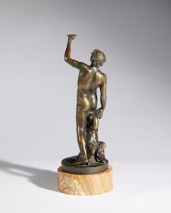 Jacopo Tatti detto il Sansovino : Bacco  - Asta Placchette, Medaglie, Sculture e Ceramiche dal XIV al XIX secolo - Associazione Nazionale - Case d'Asta italiane