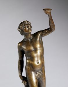 Jacopo Tatti detto il Sansovino : Bacco  - Asta Placchette, Medaglie, Sculture e Ceramiche dal XIV al XIX secolo - Associazione Nazionale - Case d'Asta italiane