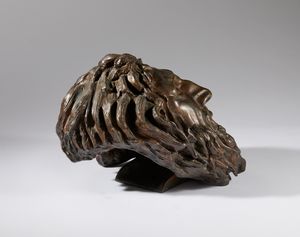 Testa di Golia o del Battista  - Asta Placchette, Medaglie, Sculture e Ceramiche dal XIV al XIX secolo - Associazione Nazionale - Case d'Asta italiane