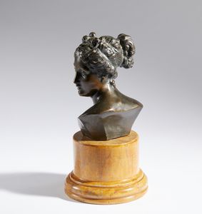 ANTONIO CANOVA : Busto Venere italica  - Asta Placchette, Medaglie, Sculture e Ceramiche dal XIV al XIX secolo - Associazione Nazionale - Case d'Asta italiane