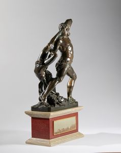 ANTONIO CANOVA : Ercole e Lica  - Asta Placchette, Medaglie, Sculture e Ceramiche dal XIV al XIX secolo - Associazione Nazionale - Case d'Asta italiane