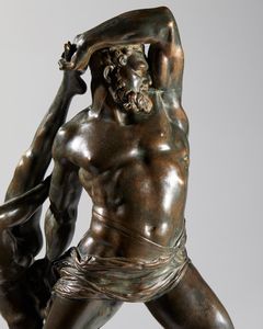 ANTONIO CANOVA : Ercole e Lica  - Asta Placchette, Medaglie, Sculture e Ceramiche dal XIV al XIX secolo - Associazione Nazionale - Case d'Asta italiane