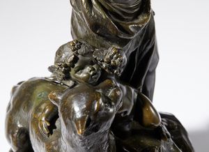 Claude Michel detto Clodion : Baccanale  - Asta Placchette, Medaglie, Sculture e Ceramiche dal XIV al XIX secolo - Associazione Nazionale - Case d'Asta italiane