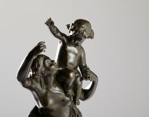 Claude Michel detto Clodion : Baccanale  - Asta Placchette, Medaglie, Sculture e Ceramiche dal XIV al XIX secolo - Associazione Nazionale - Case d'Asta italiane