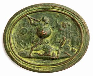 (notizie Inizio Sec. Xvi) Maestro di Coriolano - Scena di combattimento