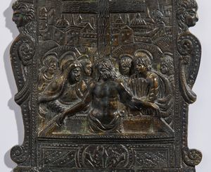 Deposizione di Cristo nel Sepolcro  - Asta Placchette, Medaglie, Sculture e Ceramiche dal XIV al XIX secolo - Associazione Nazionale - Case d'Asta italiane