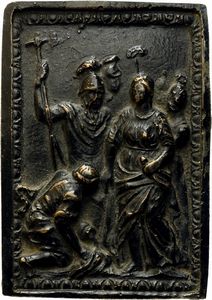 Lotto di due placchette  - Asta Placchette, Medaglie, Sculture e Ceramiche dal XIV al XIX secolo - Associazione Nazionale - Case d'Asta italiane