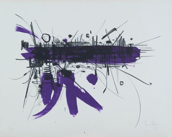 GEORGE MATHIEU : Composizione  - Asta Arte Moderna e Contemporanea - Associazione Nazionale - Case d'Asta italiane