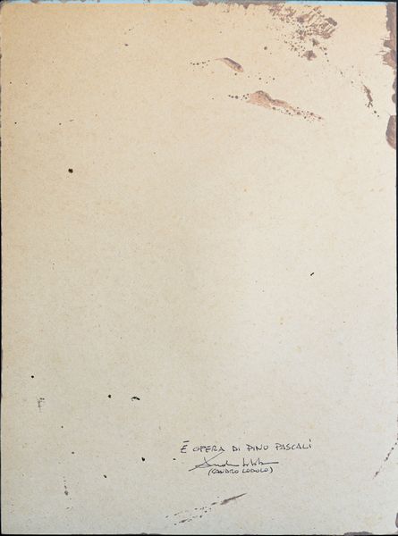 Pino Pascali : Donnina con cane  - Asta Arte Moderna e Contemporanea - Associazione Nazionale - Case d'Asta italiane