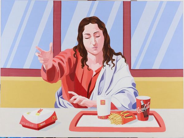 Giuseppe Veneziano : Mc Emmaus  - Asta Arte Moderna e Contemporanea - Associazione Nazionale - Case d'Asta italiane