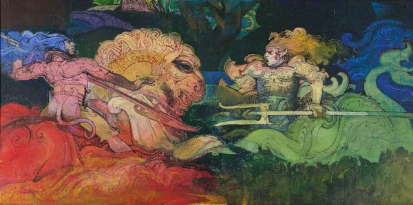 Raffaele De Rosa : Il cavaliere inesistente  - Asta Arte Moderna e Contemporanea - Associazione Nazionale - Case d'Asta italiane