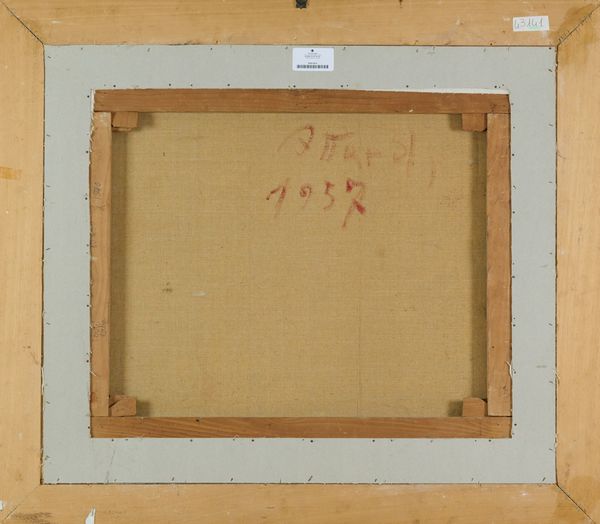 Ugo Attardi : Scorcio di citt  - Asta Arte Moderna e Contemporanea - Associazione Nazionale - Case d'Asta italiane