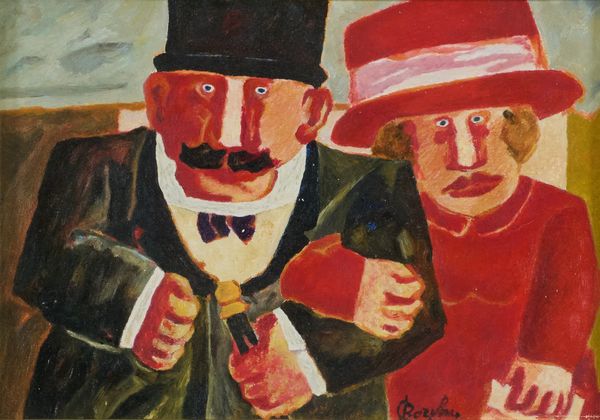 Franz Borghese : Coniugi  - Asta Arte Moderna e Contemporanea - Associazione Nazionale - Case d'Asta italiane