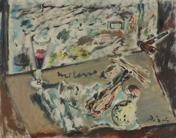 Filippo de Pisis : Natura morta con coscia di pollo  - Asta Arte Moderna e Contemporanea - Associazione Nazionale - Case d'Asta italiane