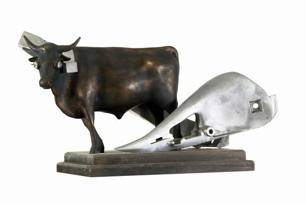 Valeriano Trubbiani : Scena rurale  - Asta Arte Moderna e Contemporanea - Associazione Nazionale - Case d'Asta italiane