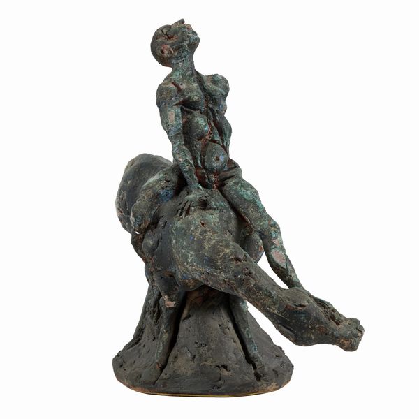 Agenore Fabbri : Cavaliere ferito  - Asta Arte Moderna e Contemporanea - Associazione Nazionale - Case d'Asta italiane