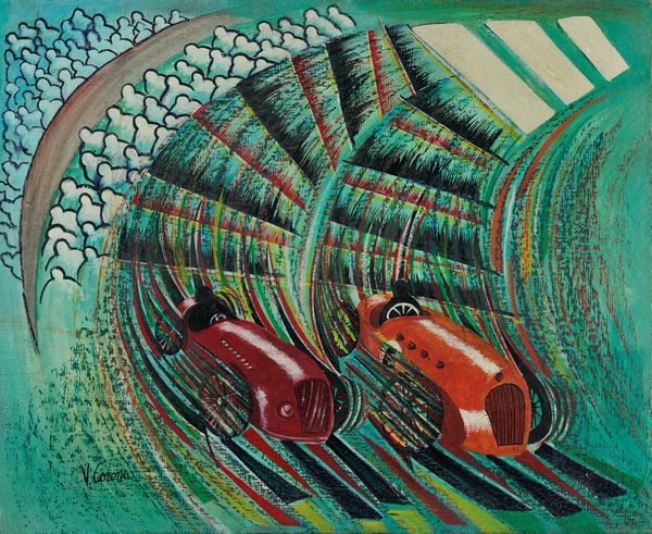Vittorio Corona : Targa Florio  - Asta Arte Moderna e Contemporanea - Associazione Nazionale - Case d'Asta italiane