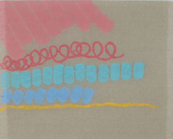 GIORGIO GRIFFA : Arabesco rosso  - Asta Arte Moderna e Contemporanea - Associazione Nazionale - Case d'Asta italiane