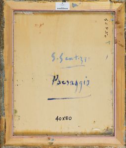 Sergio Scatizzi : Paesaggio  - Asta Arte Moderna e Contemporanea - Associazione Nazionale - Case d'Asta italiane