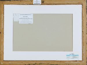 Giulio D'Anna : Paesaggio simultaneo + aereo Caproni  - Asta Arte Moderna e Contemporanea - Associazione Nazionale - Case d'Asta italiane