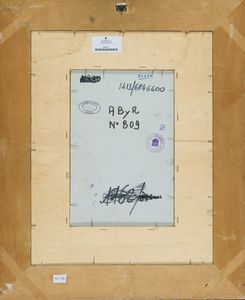 Antonio Bueno : Profilo bruno  - Asta Arte Moderna e Contemporanea - Associazione Nazionale - Case d'Asta italiane