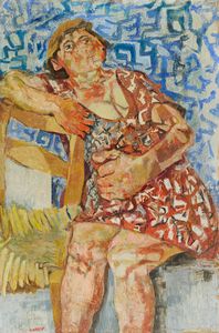 FAUSTO PIRANDELLO - Donna seduta