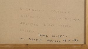 FRANCO ANGELI : Senza titolo  - Asta Arte Moderna e Contemporanea - Associazione Nazionale - Case d'Asta italiane