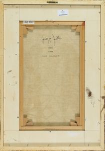 GIUSEPPE GALLO : I due illuministi  - Asta Arte Moderna e Contemporanea - Associazione Nazionale - Case d'Asta italiane