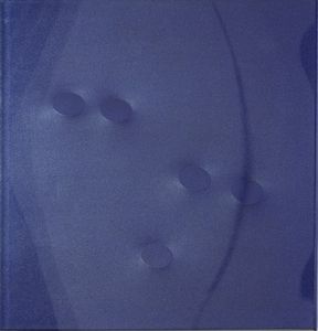 Turi Simeti : Cinque ovali blu  - Asta Arte Moderna e Contemporanea - Associazione Nazionale - Case d'Asta italiane