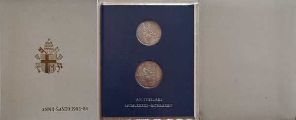 Vaticano Anno Santo 1983  1984 (500 + 1000 Lire).  - Asta Numismatica Light - Associazione Nazionale - Case d'Asta italiane