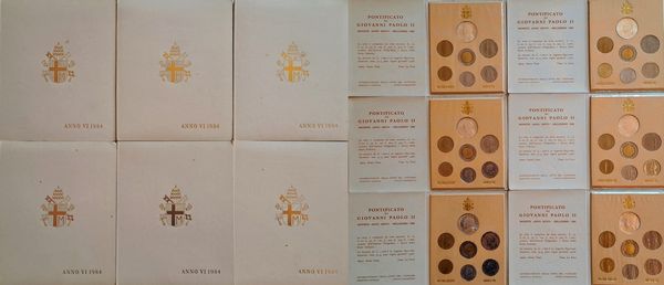 Vaticano 1984. 6 divisionali.  - Asta Numismatica Light - Associazione Nazionale - Case d'Asta italiane
