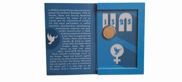 Malta 2022 - 2 Euro BU - Risoluzione Nazioni Unite 1325 Pace e Sicurezza per le donne.  - Asta Numismatica Light - Associazione Nazionale - Case d'Asta italiane