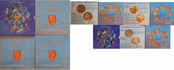 9 divisionali FdC ( Euro e dollaro ) - Stati vari.<BR>  - Asta Numismatica Light - Associazione Nazionale - Case d'Asta italiane