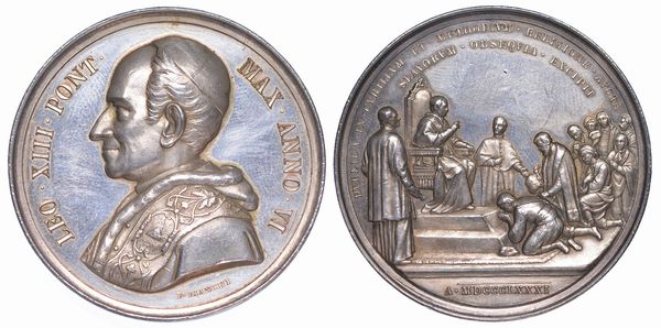 ROMA. LEONE XIII, 1878-1903. Medaglia A. VI.  - Asta Numismatica Light - Associazione Nazionale - Case d'Asta italiane