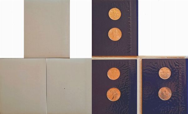 Vaticano Anno Santo 1983  1984. 3 dittici (500 + 1000 Lire).  - Asta Numismatica Light - Associazione Nazionale - Case d'Asta italiane