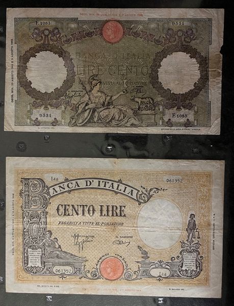 REGNO D’ITALIA. UMBERTO I E VITTORIO EMANUELE III DI SAVOIA. Lotto di 30 banconote.  - Asta Numismatica Light - Associazione Nazionale - Case d'Asta italiane