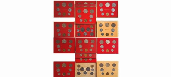 Vaticano 1959-1962 (Giovanni XXIII 1958-1963). 8 divisionali.  - Asta Numismatica Light - Associazione Nazionale - Case d'Asta italiane