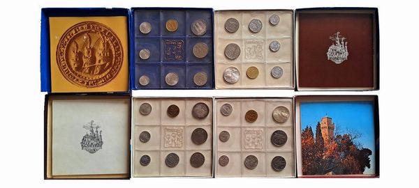 San Marino 1972-1975. 4 divisionali.  - Asta Numismatica Light - Associazione Nazionale - Case d'Asta italiane