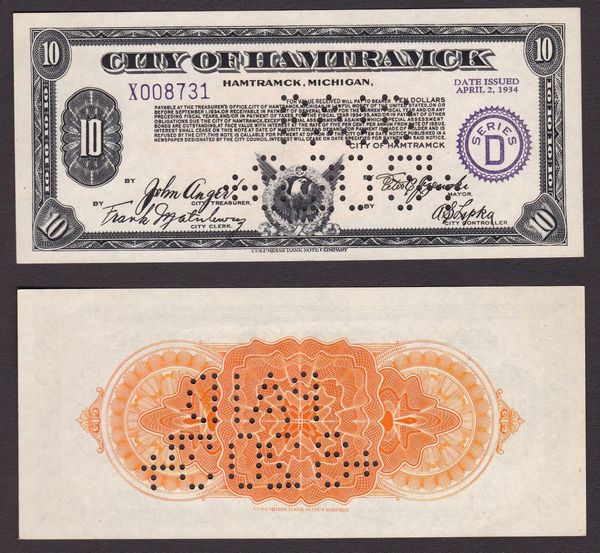 VARIE. FOSTORIA - CAMBRIA - HAMTRAMCK. Lotto di 3 buoni.  - Asta Numismatica Light - Associazione Nazionale - Case d'Asta italiane