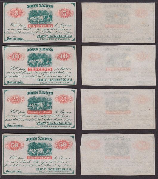 VARIE. OHIO STARK COUNTY 1862  - Asta Numismatica Light - Associazione Nazionale - Case d'Asta italiane