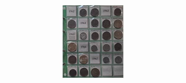 Italia Repubblica 1948-1999. Album della Lira.  - Asta Numismatica Light - Associazione Nazionale - Case d'Asta italiane