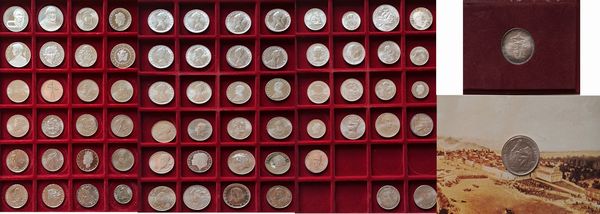 69 monete dargento Italia  San Marino  Vaticano 1948-1999.  - Asta Numismatica Light - Associazione Nazionale - Case d'Asta italiane